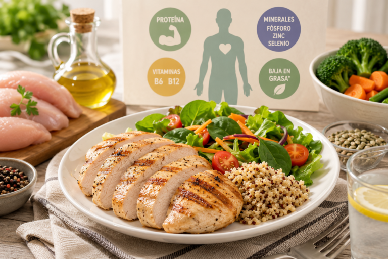 Reflexiones sobre el pollo, su valor nutricional y su papel en una dieta equilibrada